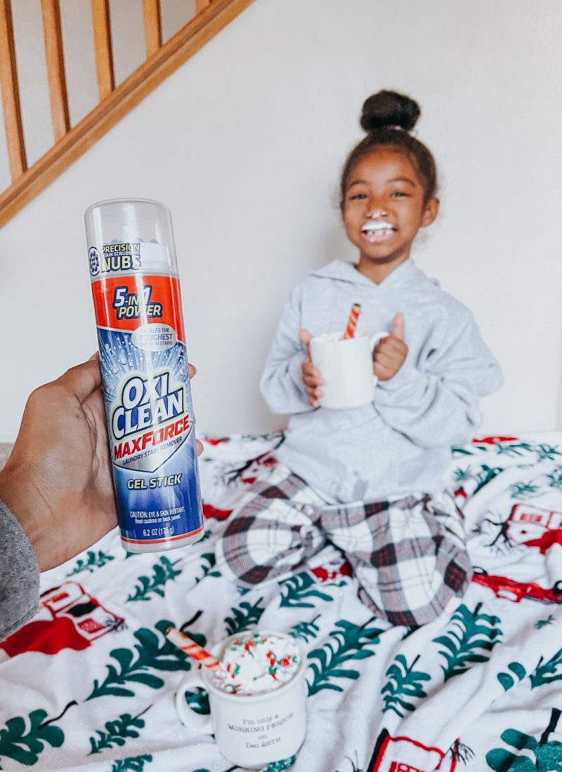 STAIN FREE HOLIDAYS WITH OXICLEAN™ MAX FORCE™ GEL